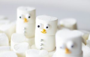 marshmallow snowmen