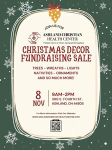 ashland christian health center christmas decor fundraiser